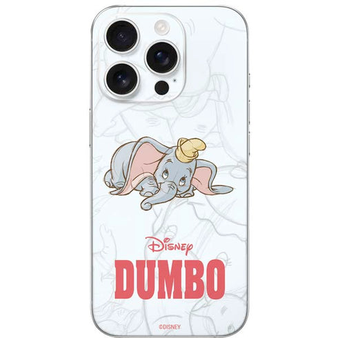 Disney Dumbo Classic sketched portrait iPhone 16 Pro Skin